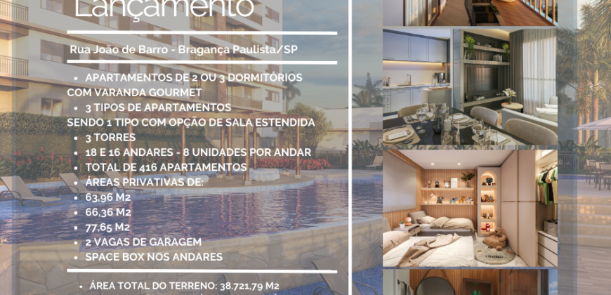 Apartamentos Colinas do Lago – Bragança Paulista